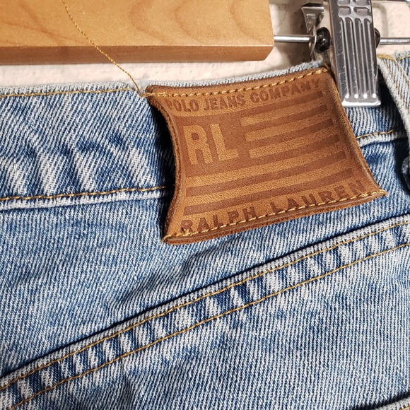 VINTAGE Polo Ralph Lauren Jeans 31 x 30 Worn In Light Wash **Read Description - Picture 3 of 12